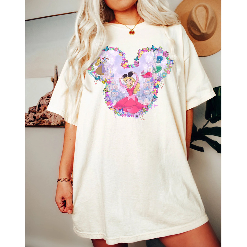 Comfort Colors Sleeping Beauty Aurora Shirt, Disney Princess Shirt, DisneyLand Shirt, Disney Aurora Shirt, Aurora, Sleeping Beauty Shirt - 1.jpg