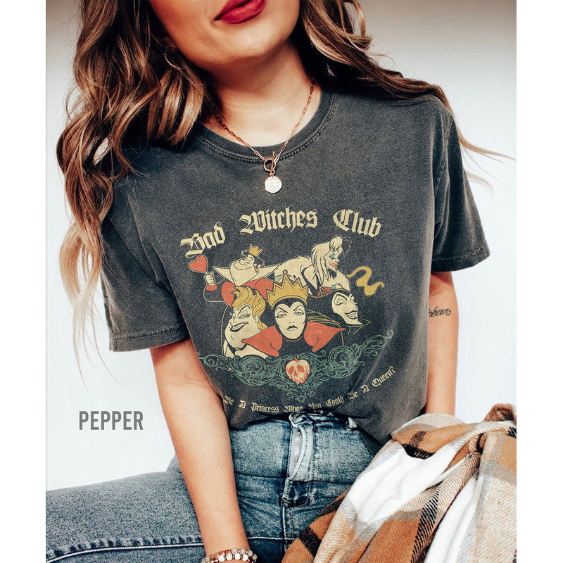 Comfort Colors Villains Characters Shirt, Retro Disney Villains Characters Maleficent Ursula Evil Queen Hades Shirt, Disney Shirt, WDW Shirt - 1.jpg