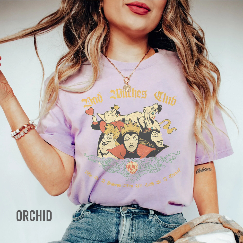 Comfort Colors Villains Characters Shirt, Retro Disney Villains Characters Maleficent Ursula Evil Queen Hades Shirt, Disney Shirt, WDW Shirt - 2.jpg