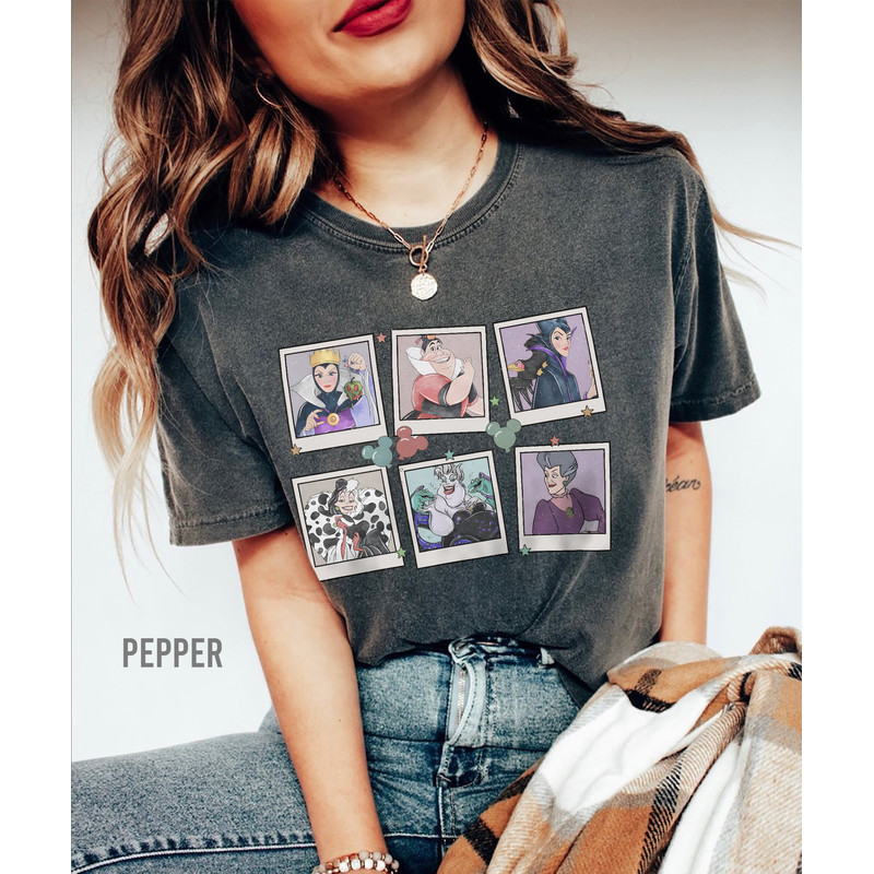 Comfort Colors Villains Characters Shirt, Retro Disney Villains Characters Maleficent Ursula Evil Queen Hades Shirt, Disney Shirt, WDW Shirt - 4.jpg