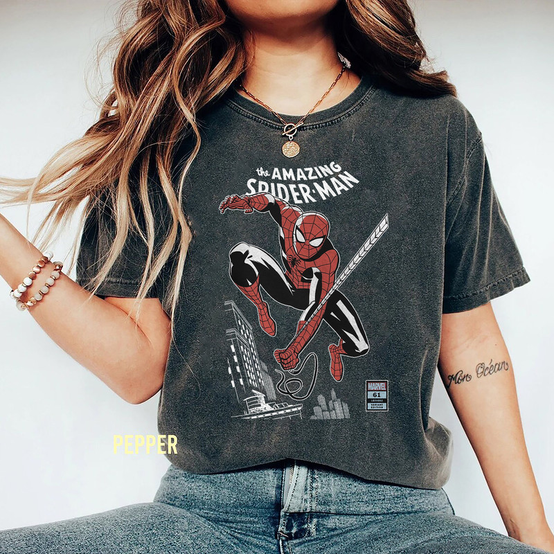 Comfort ColorsĀ® Retro 90s Marvel Spider-Man Shirt, Retro Comics, MCU Fans Gift, Marvel Avengers Spiderman Tshirt,Retro Spiderman Comic Shirt - 3.jpg