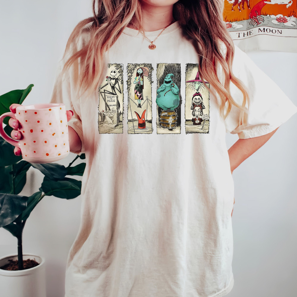 Comfort ColorsĀ® Retro Haunted Mansion Nightmare Before Christmas Shirt, Mickey's Not So Scary Party Halfway To Halloween Tee,Disneyland Trip - 1.jpg