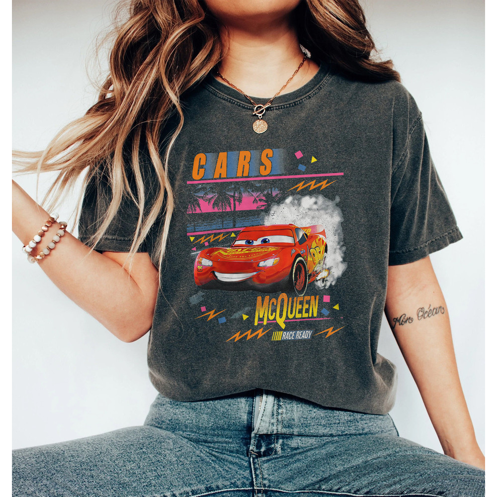 Comfort ColorsĀ® Retro Lightning Mcqueen Shirt, Disney Cars Shirt, Disney Shirt, Disney Pixar Shirt, Cars Birthday Shirt, Cars Land Shirt - 3.jpg