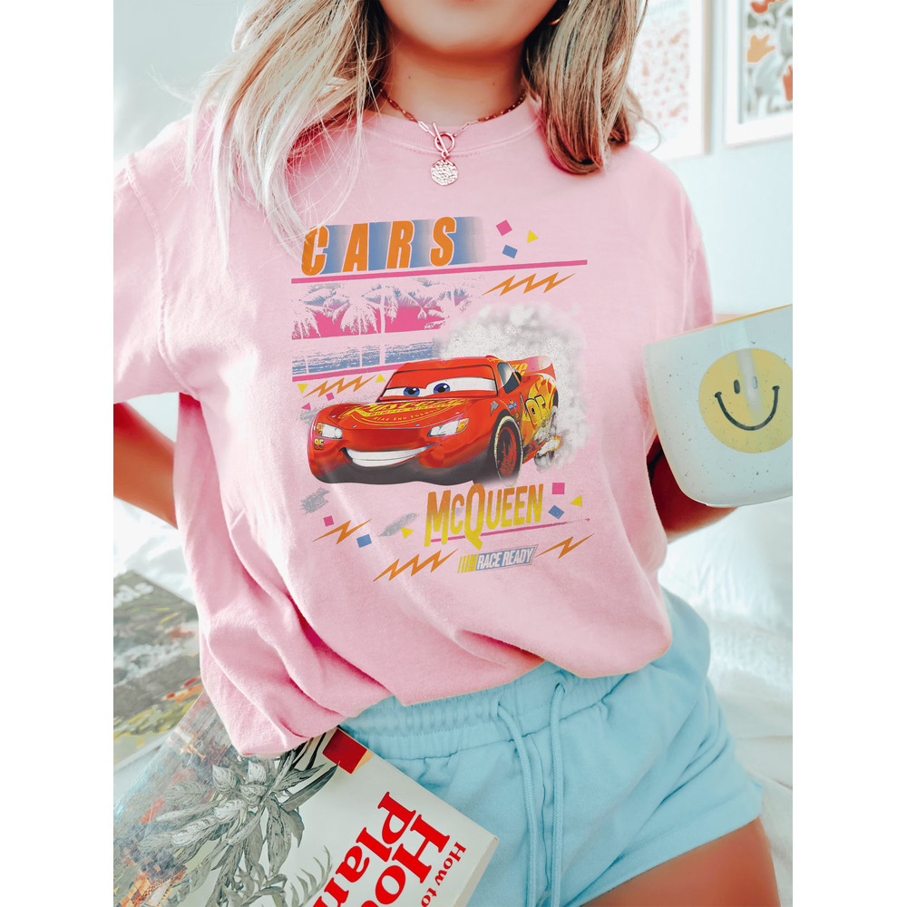 Comfort ColorsĀ® Retro Lightning Mcqueen Shirt, Disney Cars Shirt, Disney Shirt, Disney Pixar Shirt, Cars Birthday Shirt, Cars Land Shirt - 4.jpg