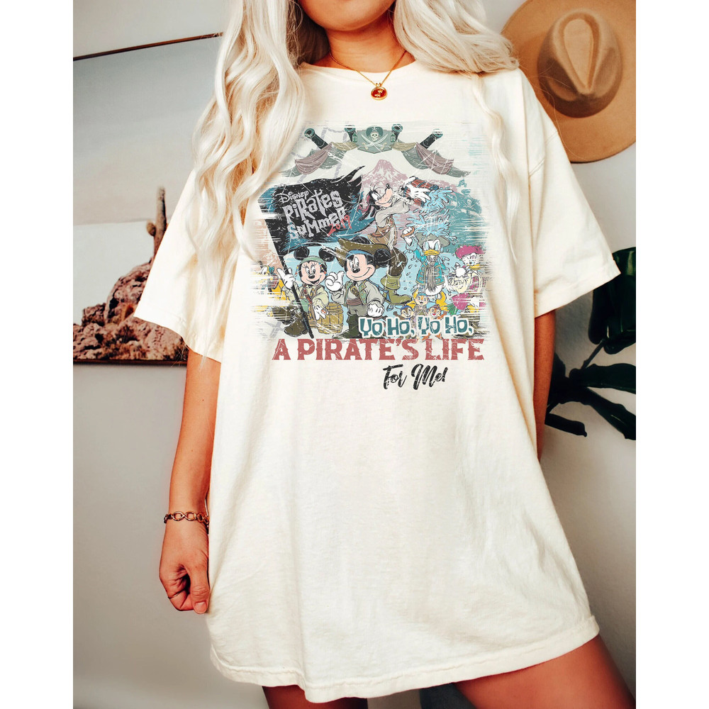 Comfort ColorsĀ® Retro Mickey and Friends Pirated of the Caribbean Shirt, Vintage Disneyland Shirt, Disney Shirt, Pirates Disney Park - 1.jpg