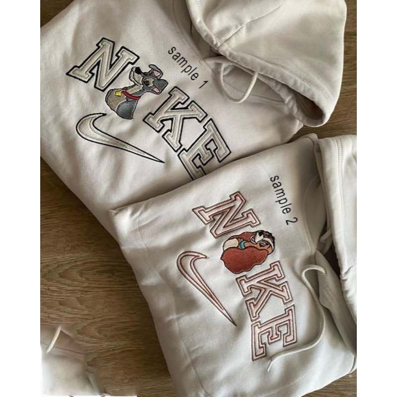 Lady And The Tramp Valentine’s Day Embroidered Sweatshirt Hoodie2.jpg