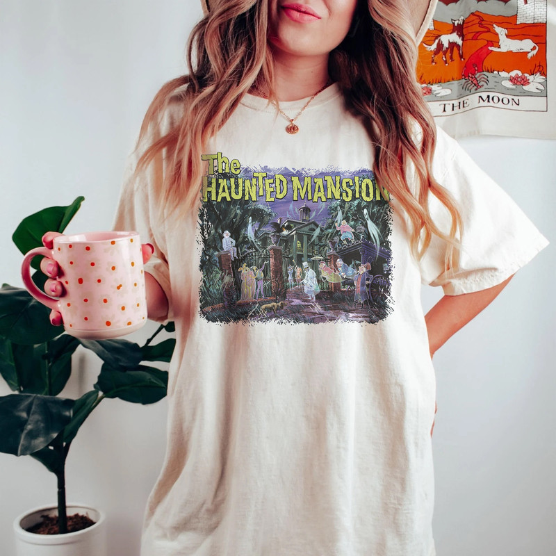 Comfort ColorsĀ® The Haunted Mansion Shirt, Haunted Mansion Tee, Disney Halloween Shirt, Halloween Shirt, Magic Kingdom Shirt, Disneyland Tee - 2.jpg