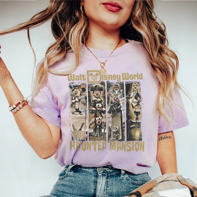 Comfort ColorsĀ® The Haunted Mansion Shirt, Haunted Mansion Tee, Disney Halloween Shirt, Halloween Shirt, Magic Kingdom Shirt, Disneyland Tee - 1.jpg