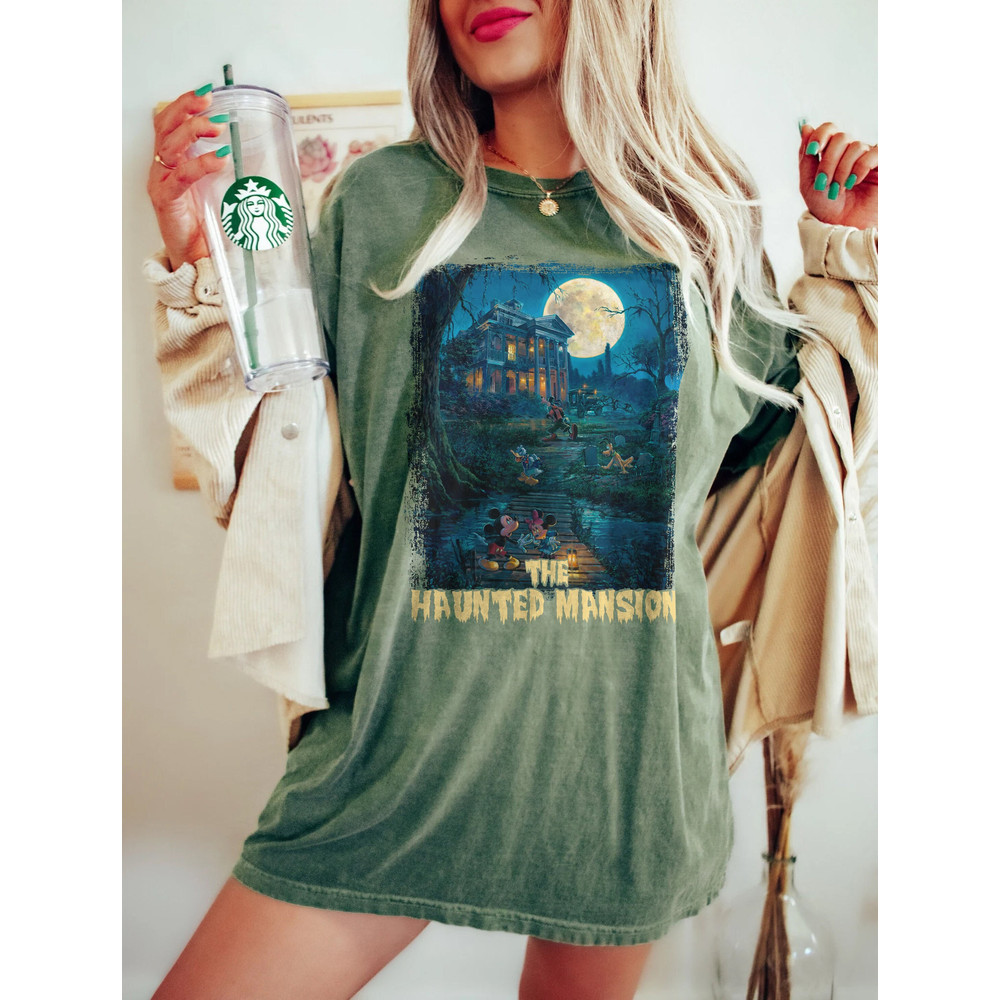 Comfort ColorsĀ® The Haunted Mansion Shirt, Haunted Mansion Tee, Disney Halloween Shirt, Halloween Shirt, Magic Kingdom Shirt, Disneyland Tee - 1.jpg