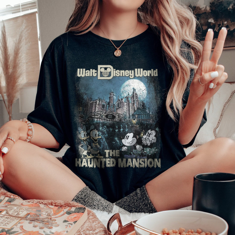 Comfort ColorsĀ® The Haunted Mansion Shirt, Haunted Mansion Tee, Disney Halloween Shirt, Halloween Shirt, Magic Kingdom Shirt, Disneyland Tee - 1.jpg