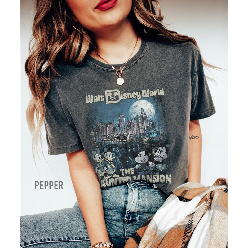 Comfort ColorsĀ® The Haunted Mansion Shirt, Haunted Mansion Tee, Disney Halloween Shirt, Halloween Shirt, Magic Kingdom Shirt, Disneyland Tee - 3.jpg