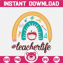 teach life rainbow png, school teacher, teacher png, school, teacher rainbow, hand drawn png