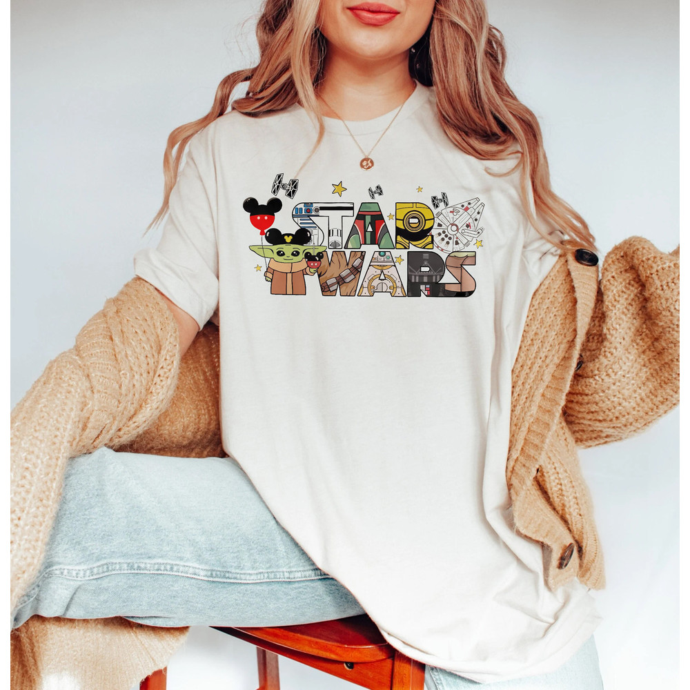 Disney Star Wars Shirt, Custom Text Star Wars Characters, Disney Family Shirt, Disney Balloons Group Shirt, Star Wars Trip 2023, Star Wars - 2.jpg