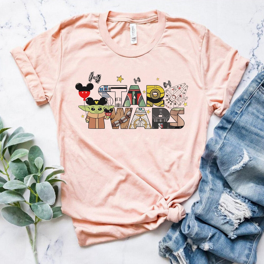 Disney Star Wars Shirt, Custom Text Star Wars Characters, Disney Family Shirt, Disney Balloons Group Shirt, Star Wars Trip 2023, Star Wars - 4.jpg