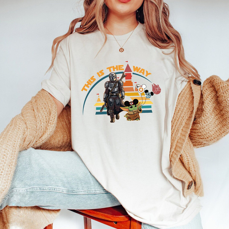 This Is The Way shirt, The Mandalorian Shirt, Star War Shirt, Baby Yoda Mandalorian shirt, Star War Galaxy Edge shirt, Disney Star War - 1.jpg