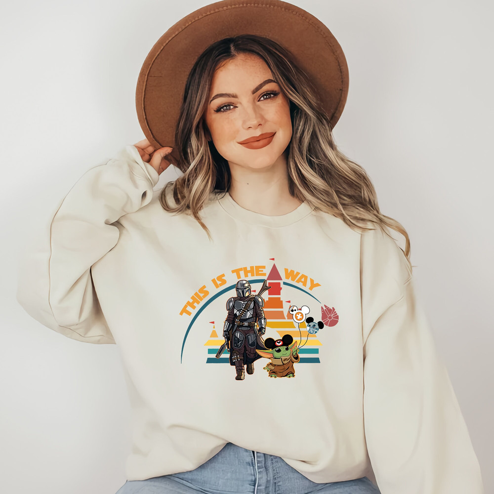 This Is The Way shirt, The Mandalorian Shirt, Star War Shirt, Baby Yoda Mandalorian shirt, Star War Galaxy Edge shirt, Disney Star War - 2.jpg