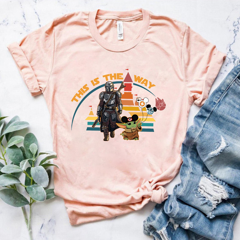 This Is The Way shirt, The Mandalorian Shirt, Star War Shirt, Baby Yoda Mandalorian shirt, Star War Galaxy Edge shirt, Disney Star War - 3.jpg