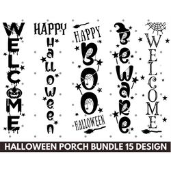 Halloween Porch Sign svg Bundle, Halloween Porch Signs svg, Halloween welcome sign svg, Instant download