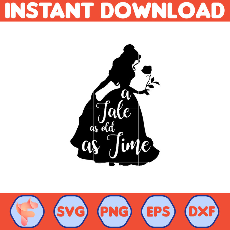 Disney Beauty And The Beast SVG, Belle Svg, Disney Svg,Beauty and The Beast Disney SVG, Beauty And The Beast Svg, Instant Download (45).jpg