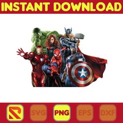 avengers png, marvel clipart png, super heroes, iron man, captain america, hulk, thor, hawkeye, spider man png (197)