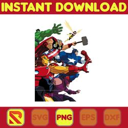 avengers png, marvel clipart png, super heroes, iron man, captain america, hulk, thor, hawkeye, spider man png (199)