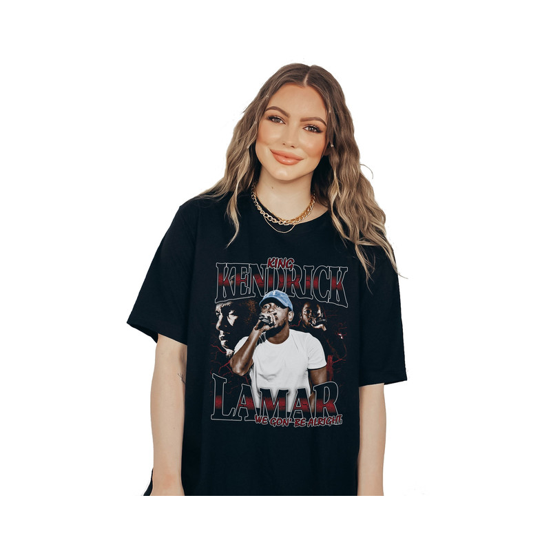 Kendrick Lamar Tshirt, Kendrick Lamar Sweatshirt, Kung Fu Kenny Vintage Hip Hop 90s Retro Graphic Tee Streetwear Gifts - 1.jpg