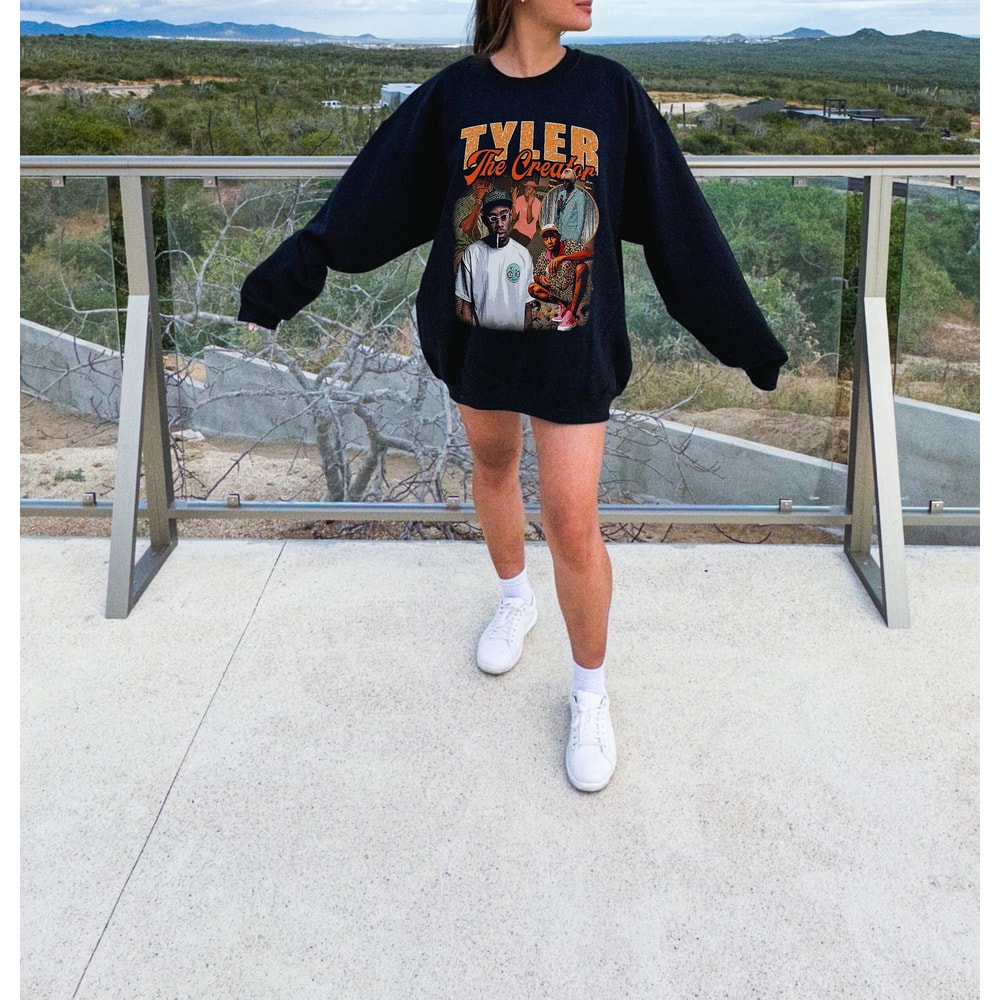 TYLER The Creator Sweatshirt, Homage Sweater, Flower Boy SHIRT , Tyler The Creator Rapper Hip Hop 90s SWEATER, Tyler The Creator Fan Gift - 1.jpg