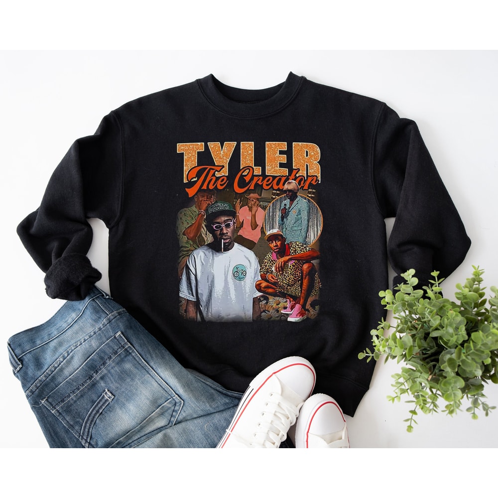 TYLER The Creator Sweatshirt, Homage Sweater, Flower Boy SHIRT , Tyler The Creator Rapper Hip Hop 90s SWEATER, Tyler The Creator Fan Gift - 2.jpg
