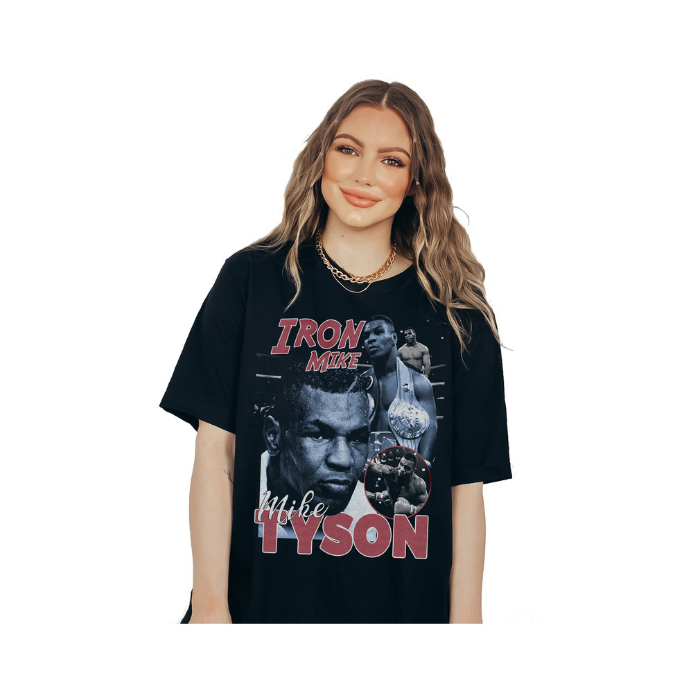 Vintage Mike Tyson Iron Mike T-shirt, Mike Tyson Shirt, Iron Mike Graphic Tee, Boxing Sport Legend Unisex T Shirt, Mike Tyson Fan Gift - 1.jpg