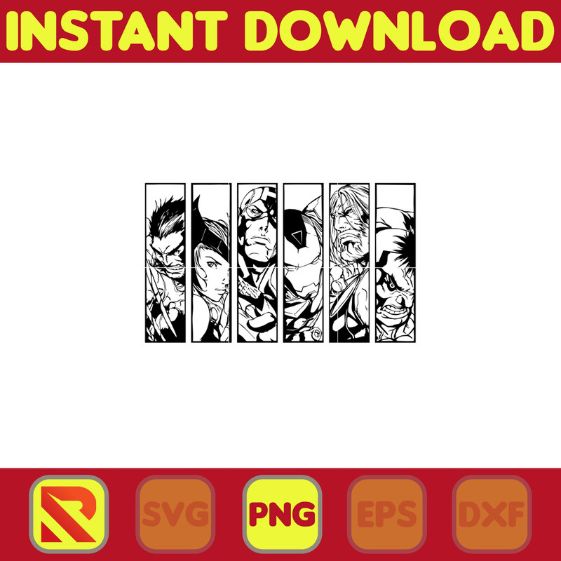 Avengers PNG, Marvel Clipart png, Super Heroes, Iron Man, Captain America, Hulk, Thor, Hawkeye, Spider Man Png (237).jpg