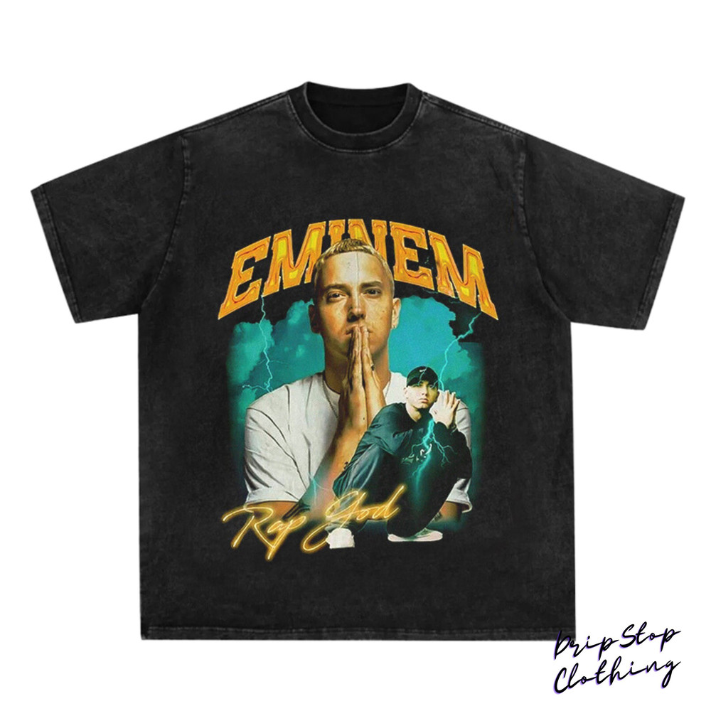 EMINEM T-SHIRT  Rap Tee Concert Merch Rap God  Eminem Rare Hip Hop Graphic Print  Vintage Style - 1.jpg