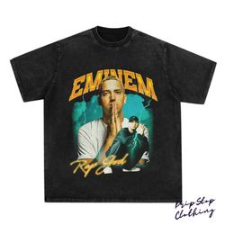 eminem t-shirt , rap tee concert merch rap god , eminem rare hip hop graphic print , vintage style