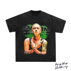 eminem t-shirt , rap tee concert merch the marshall mathers lp , eminem rare hip hop graphic print , vintage style