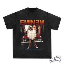 eminem t-shirt , rap tee concert merch the marshall mathers lp , eminem rare hip hop graphic print , vintage style