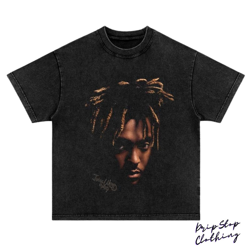 JUICE WRLD T-SHIRT Rap Concert Juice Wrld Hip Hop Graphic Print Vintage Style Goodbye and Good Riddance Album - 1.jpg