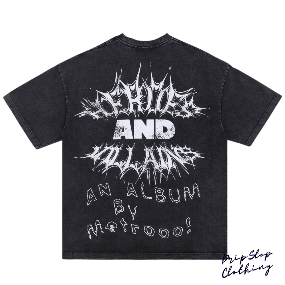 METRO BOOMIN T-SHIRT Rap Tee Concert Merch Heroes And Villains 2022 Album Eminem Rare Hip Hop Graphic Print Vintage Style - 2.jpg