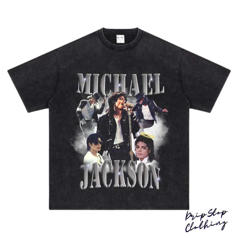 MICHAEL JACKSON T-Shirt Pop Concert Merch Michael Jackson Rare Hip Hop Graphic Print Vintage Style Michael Jackson Fans - 1.jpg