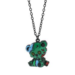 Disney Lilo & Stitch Necklace Cute Figure Stitch Scrump Metal Pendant Neck Chain Collar Charm Jewelry