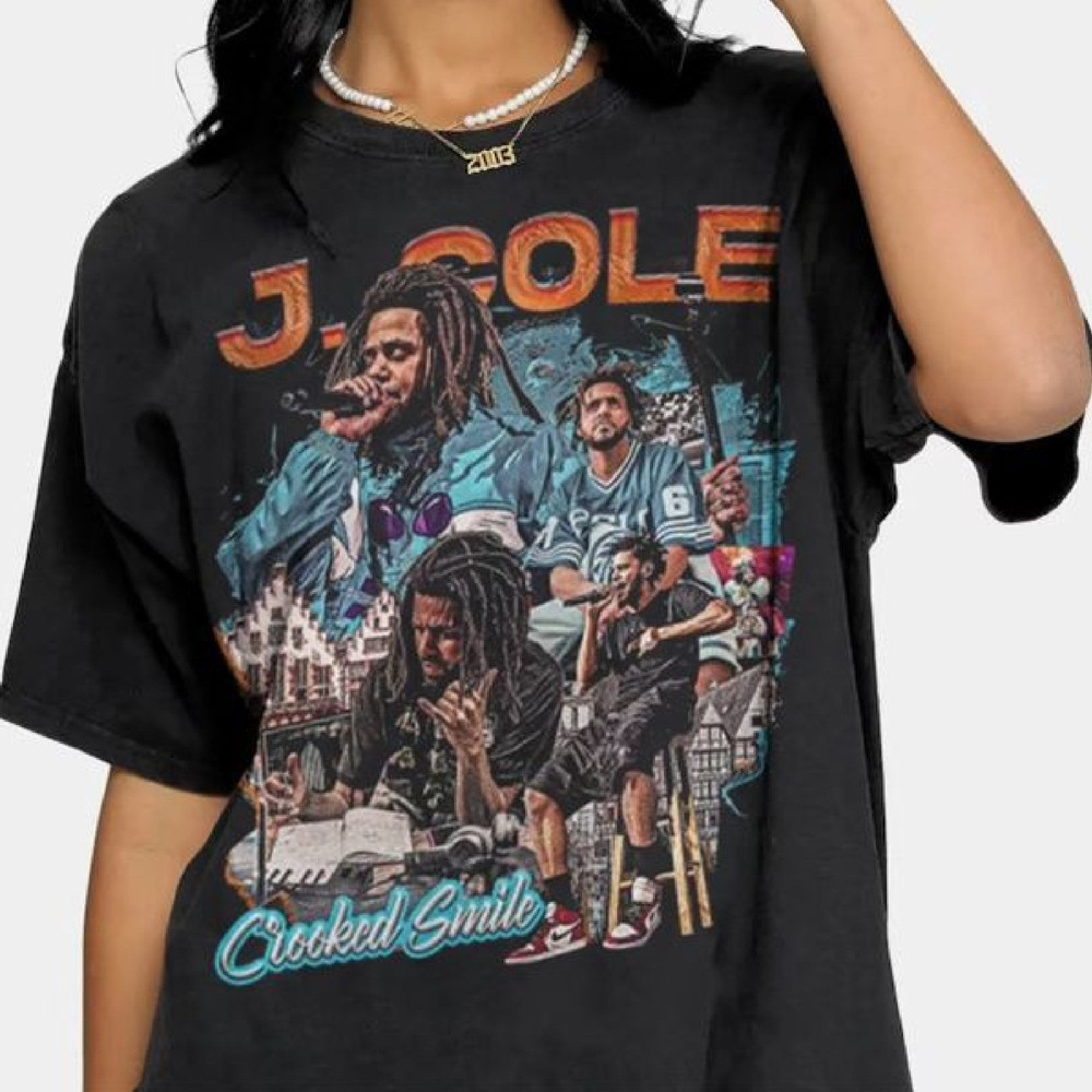 J Cole - Neighbors Comic Book Inspired Tee, J Cole Vintage, Hip Hop Rap Tee, Music Star T-shirt - 1.jpg