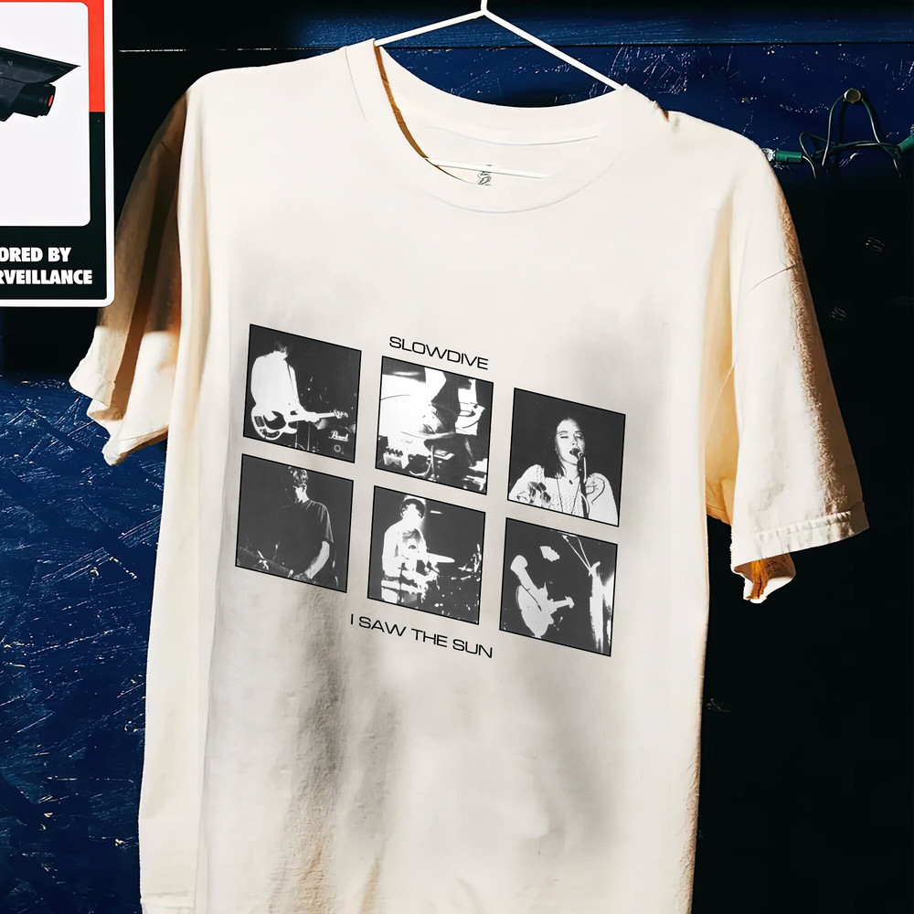 Slowdive Shirt, I Saw The Sun Slowdive band music shirt, Slowdive Souvlaki shirt, Slowdive band Gift Tee for Men Women Unisex T-Shirt - 2.jpg