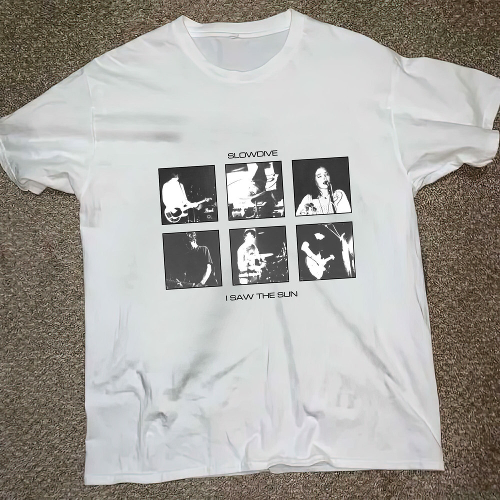Slowdive Shirt, I Saw The Sun Slowdive band music shirt, Slowdive Souvlaki shirt, Slowdive band Gift Tee for Men Women Unisex T-Shirt - 3.jpg