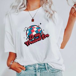 USA shirt, Summer BBQ t-shirt, Red White and Blue, America Tee, In My Freedom Era Womens 4th of July, Fourth of July Shi