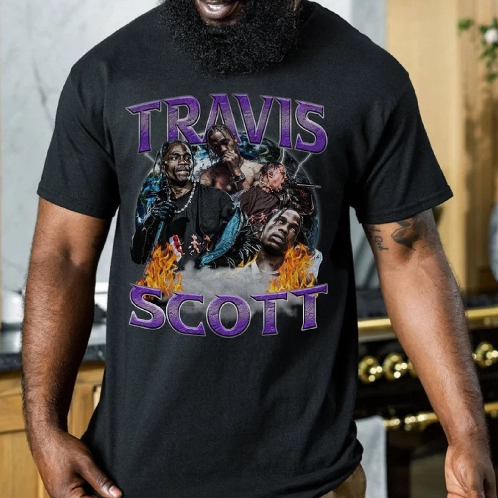 Vintage 90s Bootleg Style T-Shirt Travis Scott Hiphop Shirt Nascar Racing Tee Unisex Oversized T-Shirt Streetwear Gift - 1.jpg
