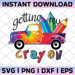 getting my crayon back to school png, back to school truck, kindergarten, first day of school, 1st grade teacher, second