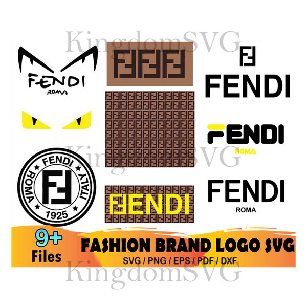 9 Fendi Bundle Svg, Fendi Svg, Fendi Logo Svg, Fendi Vector - Inspire ...