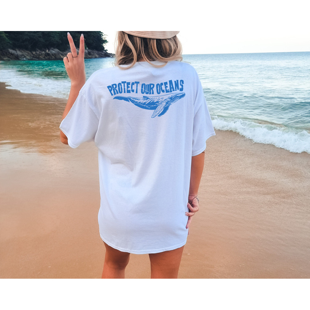 Comfort Colors® Protect Our Oceans Shirt, Women's Aesthetic Shirt, Coconut Girl Shirt, Summer Tshirt, Surf Shirt - 4.jpg