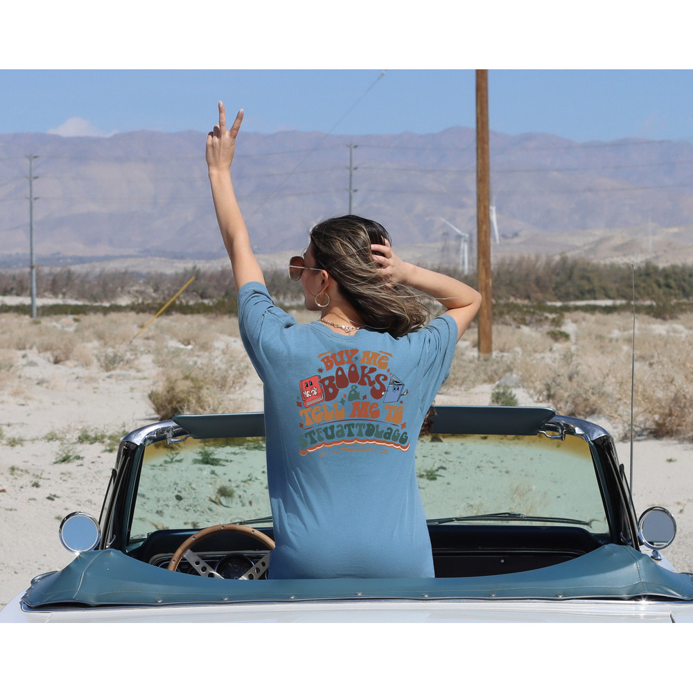 Comfort Colors® Buy Me Books and Tell Me To STFUATTDLAGG Shirt, Bookish Gift, Booktok Merch, Spicy Books, Bookish Merch, Funny Reading Shirt - 2.jpg