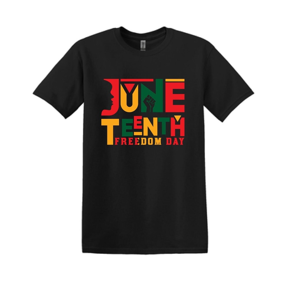 Embrace Freedom Juneteenth Celebration T-Shirt - Uniting Heritage and Hope - 1.jpg