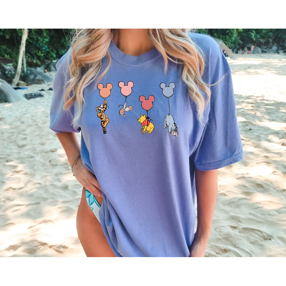 Comfort Colors® Disney Winnie the Pooh Shirt, Pooh Bear Shirt, Pooh and Friends Shirt, Disney Woman Shirt, Disneyland Trip Shirt - 1.jpg
