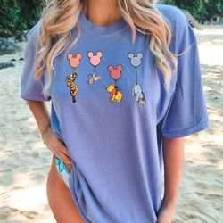 comfort colors disney winnie the pooh shirt, pooh bear shirt, pooh and friends shirt